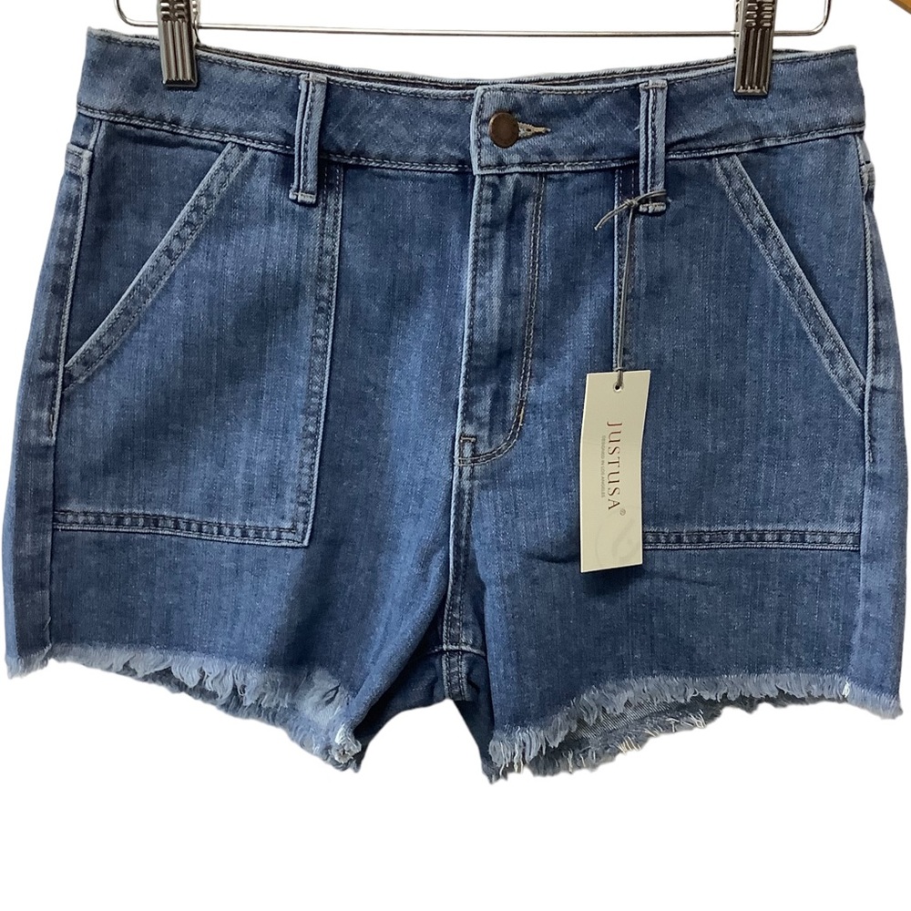 Just USA denim shorts size 28 waist NWT